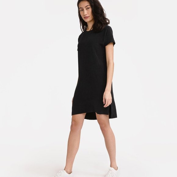Grana Dresses & Skirts - NWOT Grana Silk Tee Dress (Teal/Green)